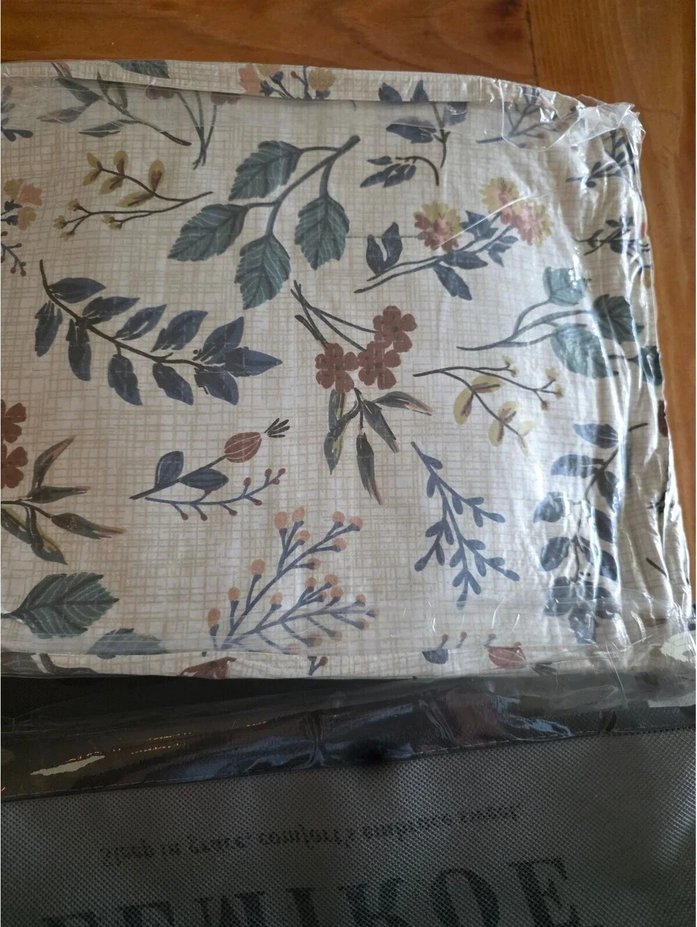 Lemiroe Cotton Comforter Set with Pillow Shams, Floral Design, 100% P